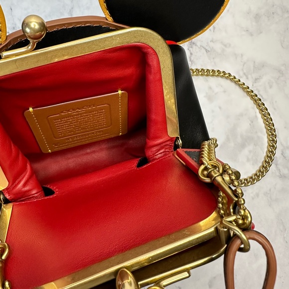 Coach Disney Mickey Mouse X Kieth Haring Kisslock Bag - Picture 9 of 12